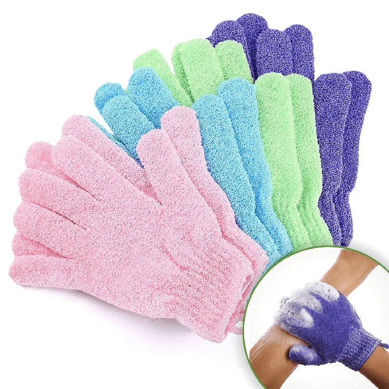 Lot de 10 gants exfoliants